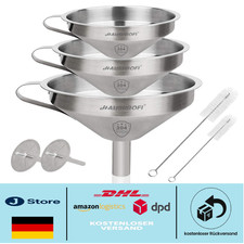 Edelstahl Trichter Set | 3