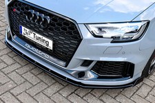 Sonderaktion Frontspoiler mit Wings aus ABS für Audi RS3 8V Facelift mit ABE