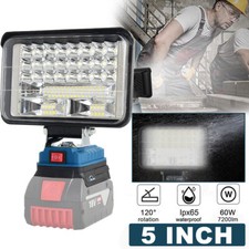 LED Arbeitsleuchte Für Bosch GBA Akku 18V Taschenlampe Strahler Licht mit USB