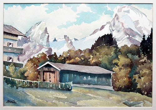 Watzmann von berchtesgaden aus - watzmann,