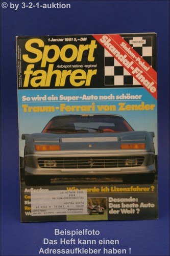 Sportfahrer zender - 1/81,