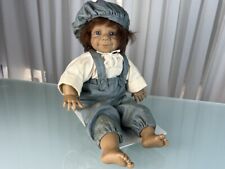 Künstlerpuppe Jeckle Jansen Künstlerpuppe Puppe Vinyl Puppe 43 cm. Top Zustand  