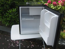 Klarstein KühlGefrierkombination Mini Kühlschrank 41L Schwarz Mit Eisfach WieNeu