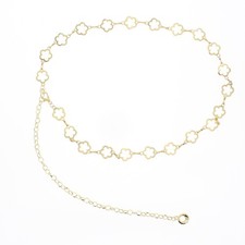 Damen Gold Blume Anhänger