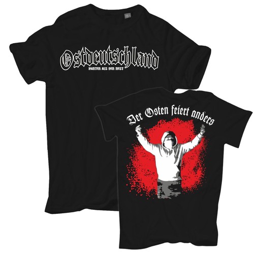 Herren tshirt der osten - tshirt, feiert