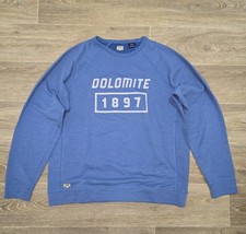 Dolomite Herren Sweatpullover Gr. XL Blau Topzustand 80% Baumwolle