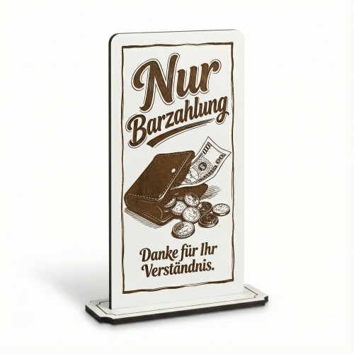 Aufsteller schild nur - aufsteller, „nur