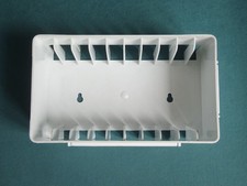 1 Kassettenregal / Kassettenständer für 10 Kassetten / hängen oder stellen /weiß