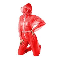 Klar pvc zentai - pvc,