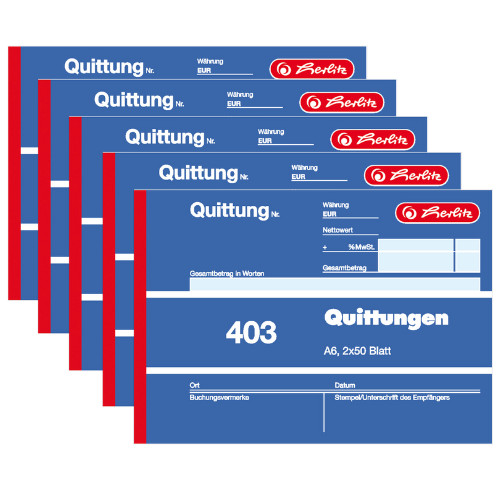 Herlitz 403 quittung - 5,