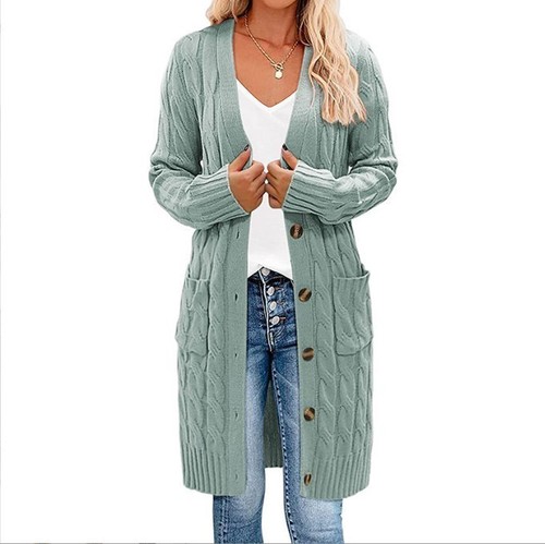Damen langarm strickjacke - langarm,