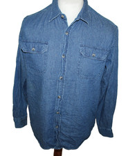 Vintage Wrangler 90er Herren Jeans Western Hemd Denim ca. Gr 26 Kurz