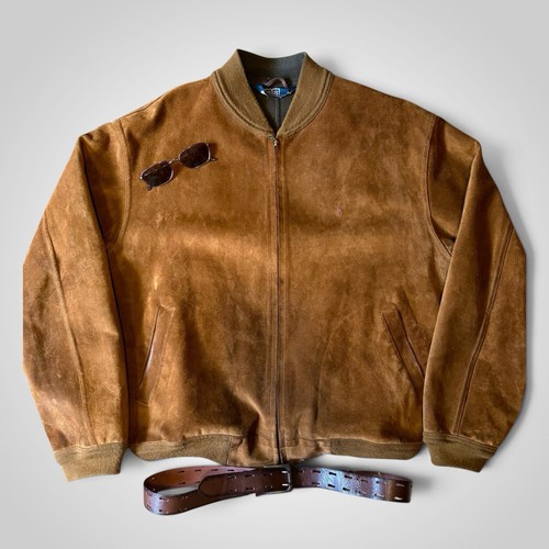 Ralph lauren suede bomber - lauren,