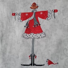 Lulu Belle Weihnachten 2005 Stickbild Handarbeit LKE