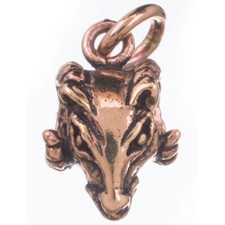 Widderkopf Anhänger Bronze