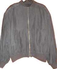 CAESAR 100 % Seide leichte Herren  Seiden-Jacke / Blouson, Größe 54, XL