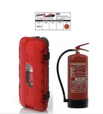 Feuerlöscher Box Schutzkasten inkl. 6kg Feuerlöscher ABC Pulver LKW/KFZ ADR
