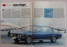 BMW 2.8 L - 3.3 Li mit 200 PS - Testbericht von 1976 auf 5 Seiten