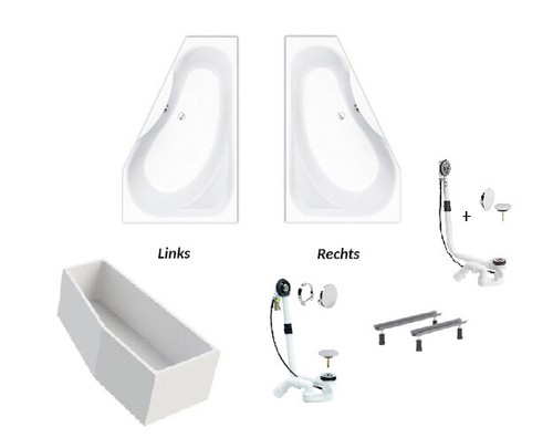 Raumspar eck badewanne - raumspar,