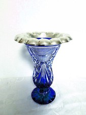 Große Art Déco Kristallvase