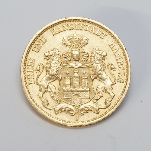 Hansestadt hamburg gold - hansestadt, 20
