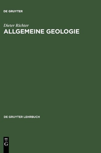 Allgemeine geologie buch - buch, de