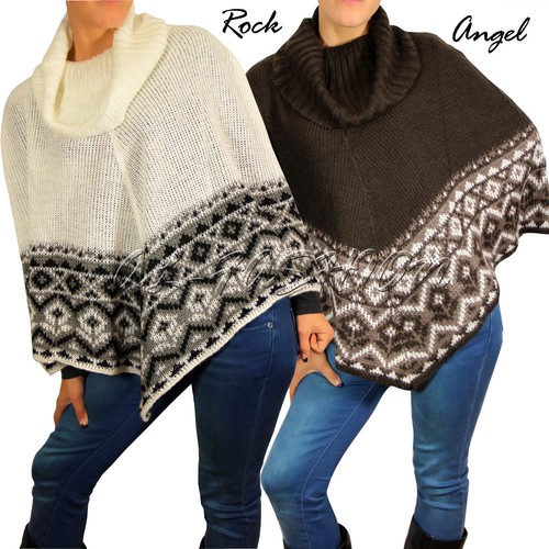 Rock angel poncho - rock, im