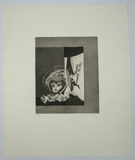 Eberhard Schlotter: Farbadierung/handsigniert/ 25 Exemplare