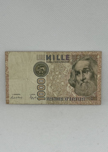 Banknote italien 1000 - banknote,
