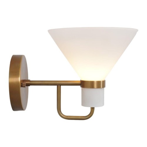 Moderne messing glaskegel - moderne,