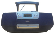 Sony CFD-S45L Ghettoblaster, CD, Radio, Kassetten -Tape-Deck, Uhr, makellos !!