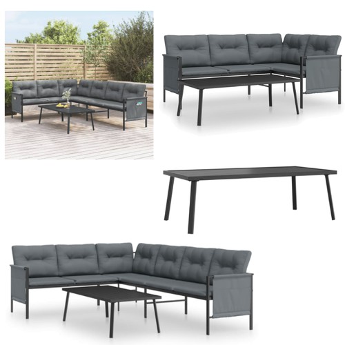Garten lounge set - set, couchtisch