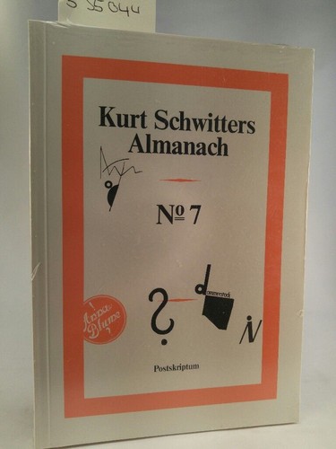 Kurt schwitters almanach - kurt,