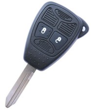 1x Auto Schlüssel Gehäuse Chrysler 300C Voyager Dodge Jeep 2Tasten Durango Nitro