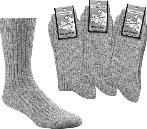 Paar 100 schafwolle socken - 3,