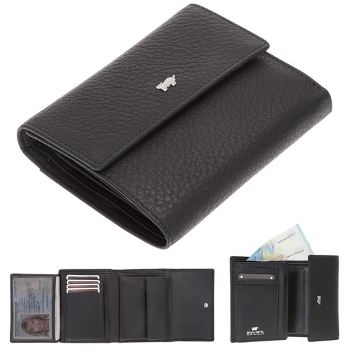 Leder börse braun büffel - braun,