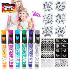 Tattoo Stifte Glitzer Set Haut