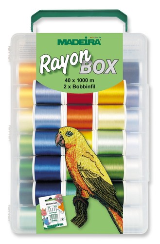 Madeira stickgarn rayon box - stickgarn,