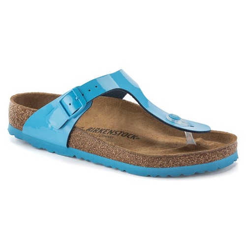 Birkenstock gizeh patent sky - birkenstock,