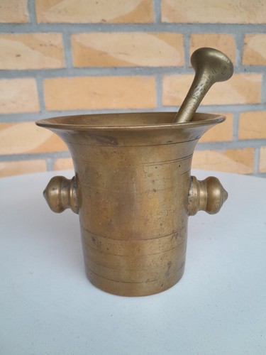 Alter messingmörser mit - alter,