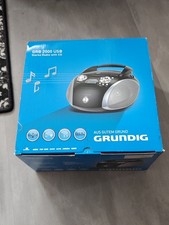 Grundig Tragbarer Radio/CD-Player, Schwarz-Grau USB GRB 2000 USB