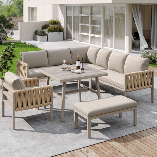 Metall lounge sitzgruppe - lounge,