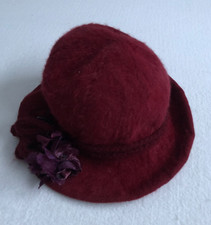 Glockenhut Filzhut Rot