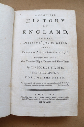 Tobias smollett history - smollett,, of
