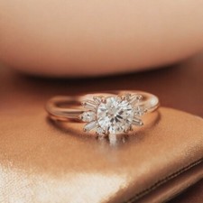 Diamant Ehering 14k Gelbgold