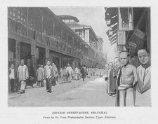 CHINA Straßenszene in