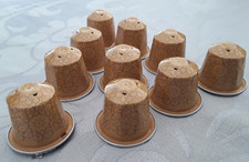 10 Nespresso Kapseln leer gelb