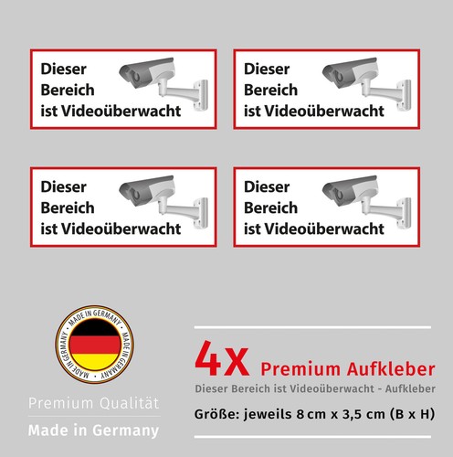 Achtung videoüberwachung - achtung,