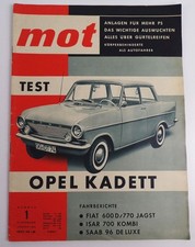 Roller Mobil Kleinwagen 1963 Nummer 1 Opel Kadett Test Fahrberichte Saab Isar