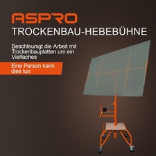 Plattenheber für Trockenbau – Plattenlift & Gipsplattenheber bis 3,35 m, 68 kg